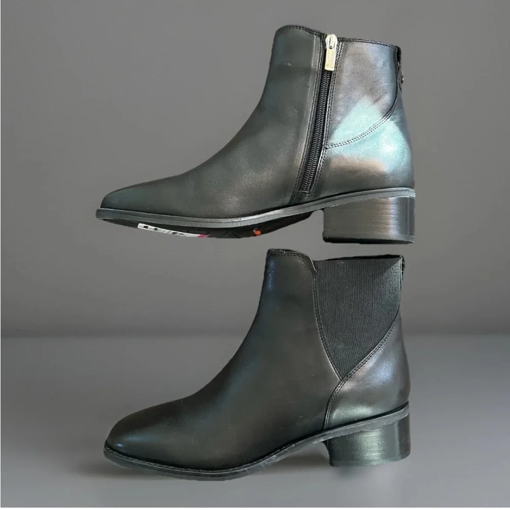 Rockport Piper Trutech Leather Women’s Black Booties - Size 8.5 - MSRP $179